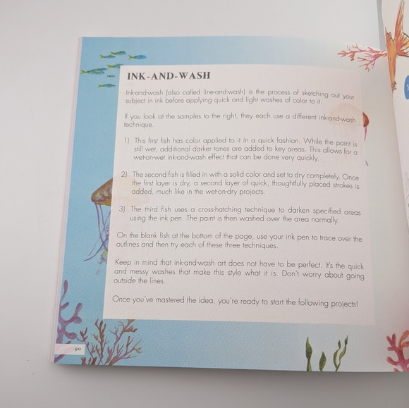 Watercolor With Me: In The Ocean Book By Dana Fox - Picture 4 of 4